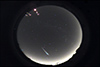Perseid meteor on the morning of August 12, 2016