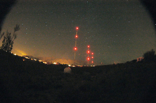 Looking North at the 3towers Observatory