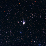 Hubbles Variable Nebula, cropped and enlarged image